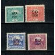 Silezia Superioara 1920 - Mi.No3,6,21,25 neștampilate, cu șarniere
