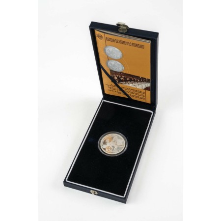 Romania 2007 - 10 lei, Tratatul de la Roma, PROOF, in etui BNR Romania 2007 - 10 lei, Tratatul de la Roma, PROOF, in etui BNR