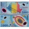 Romania 1999 - 2000 lei, eclipsa, polimer, UNC