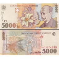 Romania 1998 - 5000 lei UNC