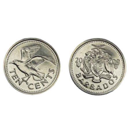 Barbados 2009 - 10 cents UNC Barbados 2009 - 10 cents UNC