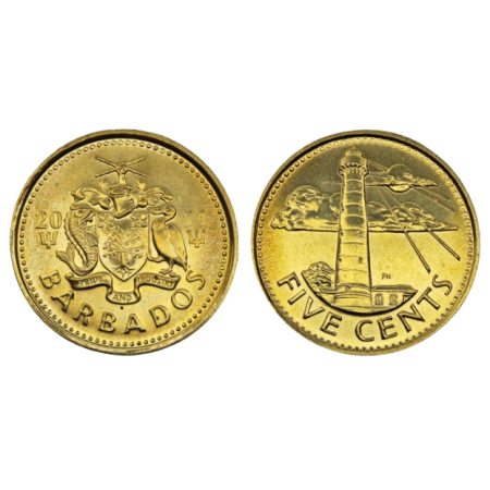 Barbados 2011 - 5 cents UNC Barbados 2011 - 5 cents UNC