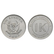Congo 1967 - 1 likuta, UNC