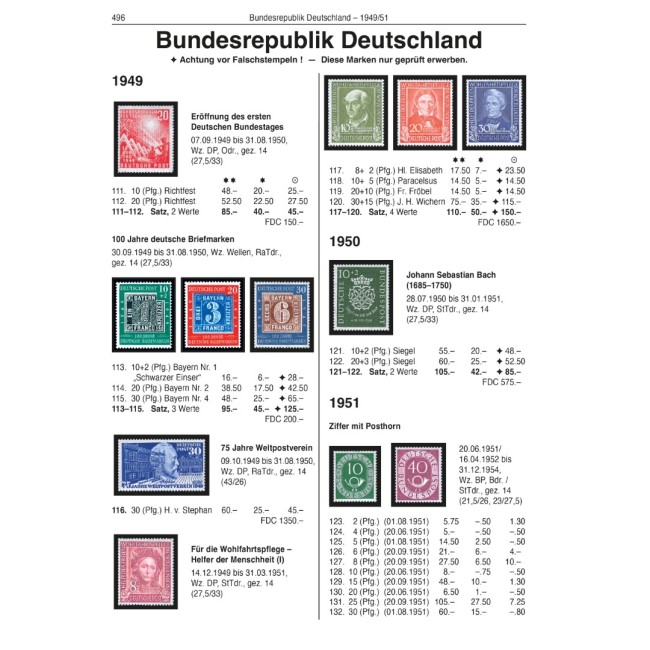 Catalog timbre DNK Germania 1849-2025
