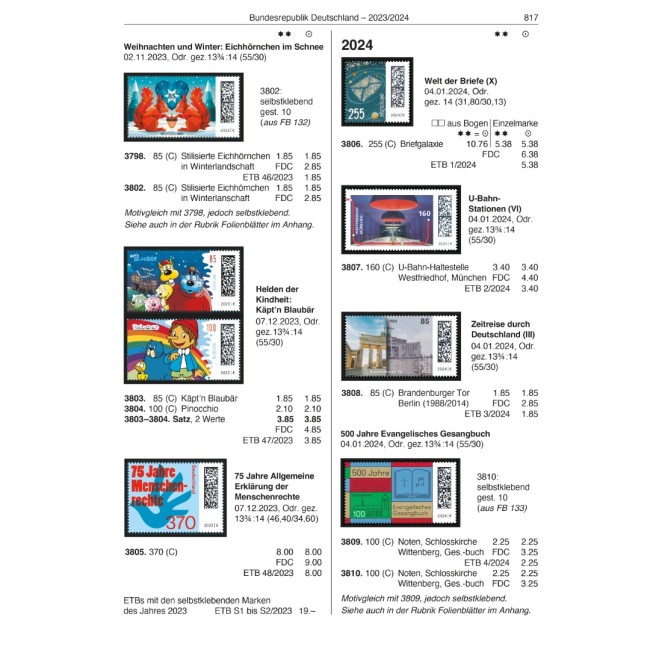 Catalog timbre DNK Germania 1849-2025