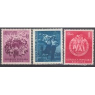 1951 - Al III-lea Festival Mondial al Tineretului, serie neuzata