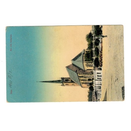 Dej 1912 - Biserica ev. reformata, ilustrata circulata Dej 1912 - Biserica ev. reformata, ilustrata circulata