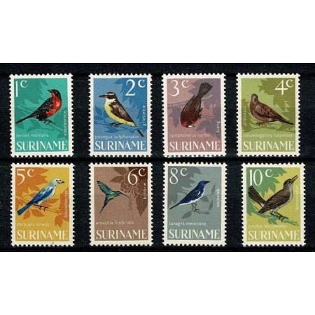 Suriname 1966 - Păsări, fauna, serie neuzata Suriname 1966 - Păsări, fauna, serie neuzata