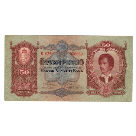 Ungaria 1932 - 50 pengo XF