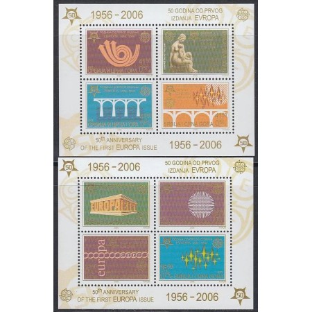Iugoslavia 2005 - Europa, CEPT, serie blocuri dantelate neuzate Iugoslavia 2005 - Europa, CEPT, serie blocuri dantelate neuzate