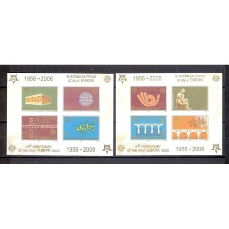 Iugoslavia 2005 - Europa, CEPT, serie blocuri nedantelate neuzate Iugoslavia 2005 - Europa, CEPT, serie blocuri nedantelate neuzate