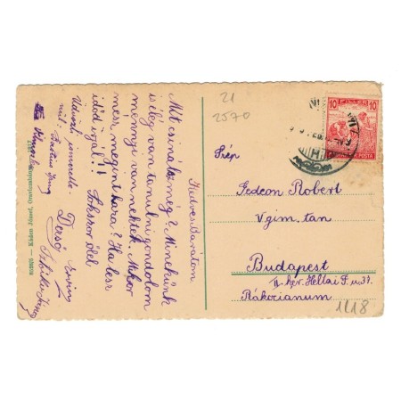 Oravita 1917 - Valea minei, ilustrata circulata Oravita 1917 - Valea minei, ilustrata circulata