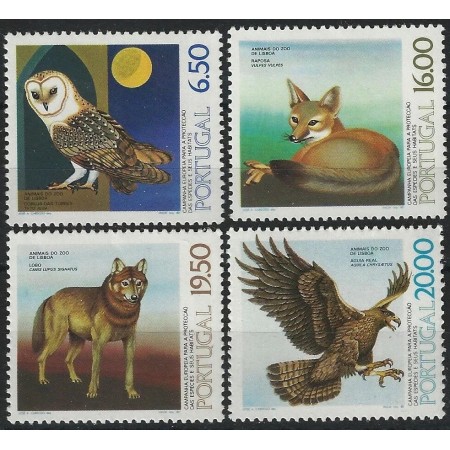 Portugalia 1980 - Fauna, animale din Zoo Lisabona, serie neuzata Portugalia 1980 - Fauna, animale din Zoo Lisabona, serie neuzata