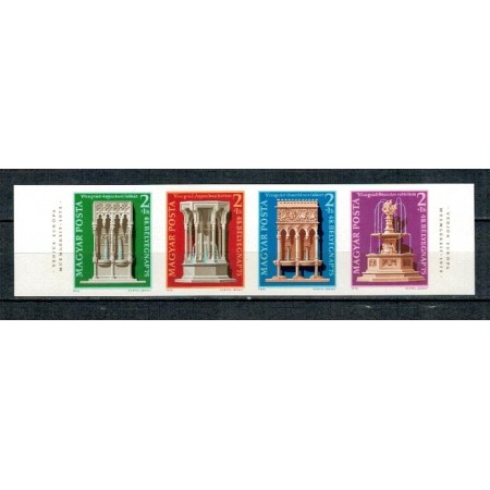 Ungaria 1975 - Anul European al Ocrotirii Monumentelor, serie nedantelata neuzata Ungaria 1975 - Anul European al Ocrotirii Monumentelor, serie nedantelata neuzata