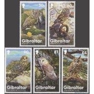 Gibraltar 2020 - Bufnite, pasari, fauna, serie neuzata