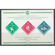 Venezuela 1962 - Sport, bloc neuzat