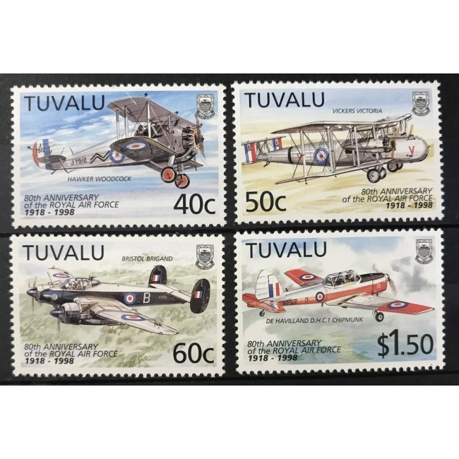Tuvalu 1998 - Avioane, aviatie, serie neuzata