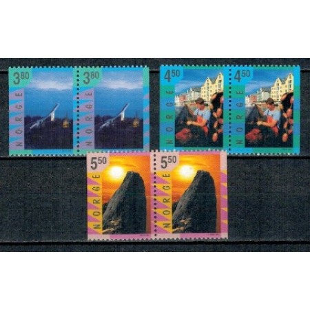 Norvegia 1998 - Turism, vederi, serie neuzata perechi Norvegia 1998 - Turism, vederi, serie neuzata perechi