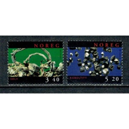 Norvegia 1998 - Minerale, serie neuzata Norvegia 1998 - Minerale, serie neuzata