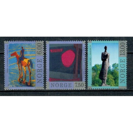 Norvegia 1998 - Arta contemporana, serie neuzata