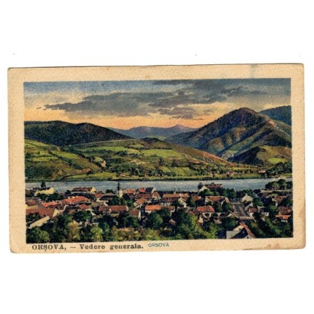 Orsova 1919 - Vedere generala, ilustrata circulata Orsova 1919 - Vedere generala, ilustrata circulata