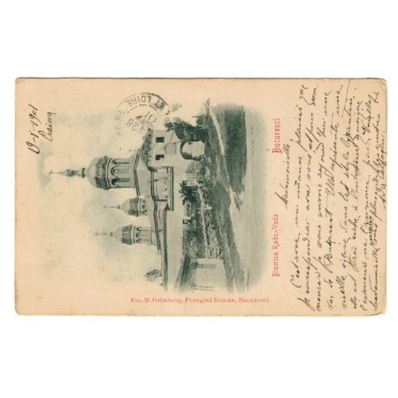 Bucuresti 1901 - Biserica Radu Voda, ilustrata circulata Bucuresti 1901 - Biserica Radu Voda, ilustrata circulata