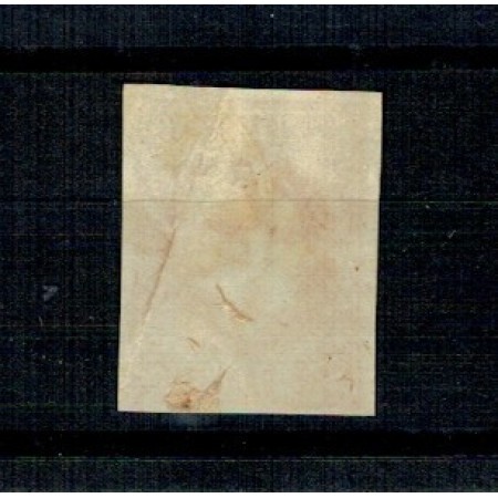 1868 - Carol I cu favoriti, 2 bani portocaliu, stampilat 1868 - Carol I cu favoriti, 2 bani portocaliu, stampilat
