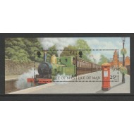 Isle of Man 1998 - Caile ferate, trenuri, colita neuzata