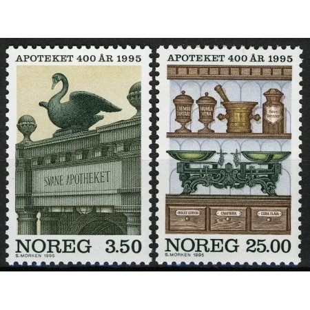 Norvegia 1995 - Farmacii, medicina, serie neuzata