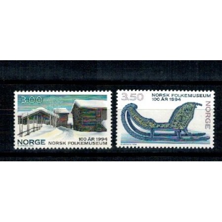 Norvegia 1994 - Muzeul etnografic, serie neuzata