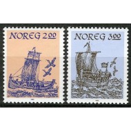 Norvegia 1983 - Vapoare, serie neuzata
