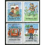 Norvegia 1984 - Craciun, carti pentru copii, serie neuzata