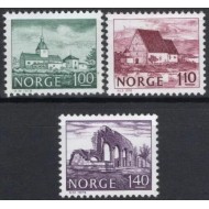 Norvegia 1978 - Cladiri, arhitectura, serie neuzata