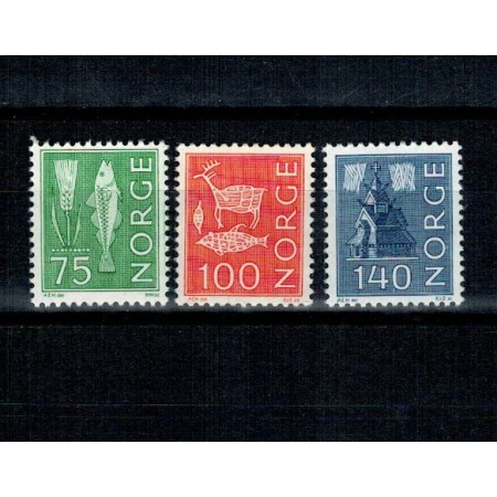 Norvegia 1973 - Motive locale, uzuale, serie neuzata Norvegia 1973 - Motive locale, uzuale, serie neuzata