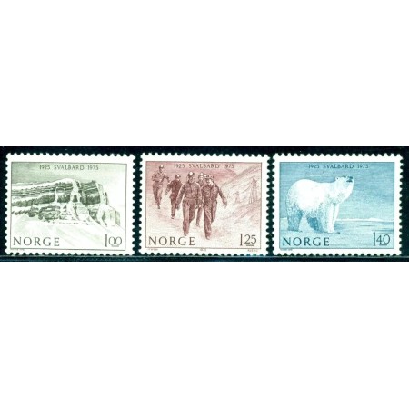 Norvegia 1975 - Spitsbergen, vederi, serie neuzata Norvegia 1975 - Spitsbergen, vederi, serie neuzata