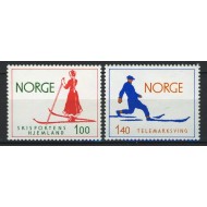 Norvegia 1975 - Schi, sport, serie neuzata