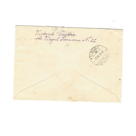 Romania 1935 - Recomandata circulata Galati - Zurich