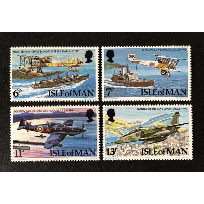 Isle of Man 1978 - Aviatia militara, avioane, RAF, serie neuzata Isle of Man 1978 - Aviatia militara, avioane, RAF, serie neuzata