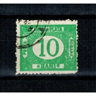 1908 - Taxa de Plata, val. 10 bani, eroare, stampilat