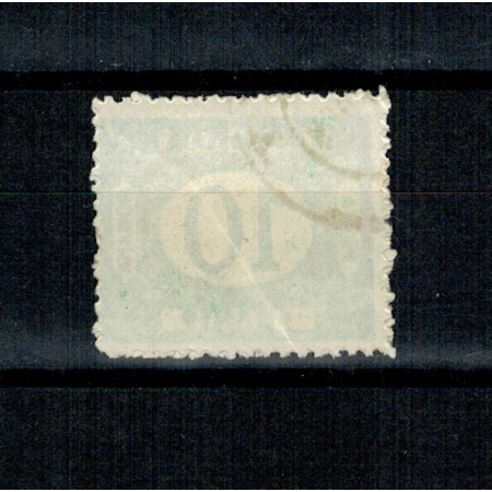 1908 - Taxa de Plata, val. 10 bani, eroare, stampilat 1908 - Taxa de Plata, val. 10 bani, eroare, stampilat