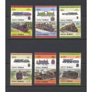 Niutao-Tuvalu 1985 - Locomotive, cai ferate, serie neuzata