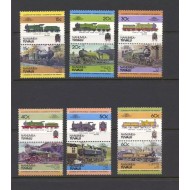 Nanumea-Tuvalu 1984 - Locomotive, trenuri, serie neuzata