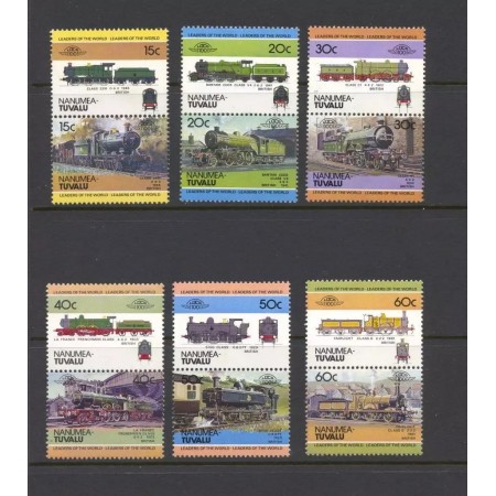 Nanumea-Tuvalu 1984 - Locomotive, trenuri, serie neuzata