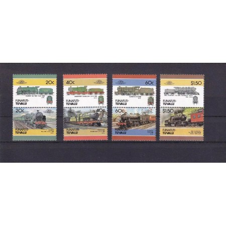 Funafuti-Tuvalu 1986 - Locomotive, trenuri, cai ferate, serie neuzata