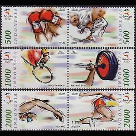 Indonesia 2000 - Jocurile Olimpice, sport, serie neuzata Indonesia 2000 - Jocurile Olimpice, sport, serie neuzata