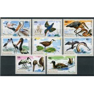 Rwanda 1975 - Păsări de apa, fauna, serie neuzata