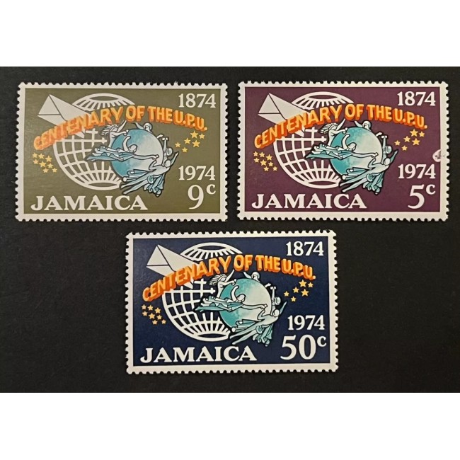 Jamaica 1974 - UPU, aniversare, serie neuzata Jamaica 1974 - UPU, aniversare, serie neuzata
