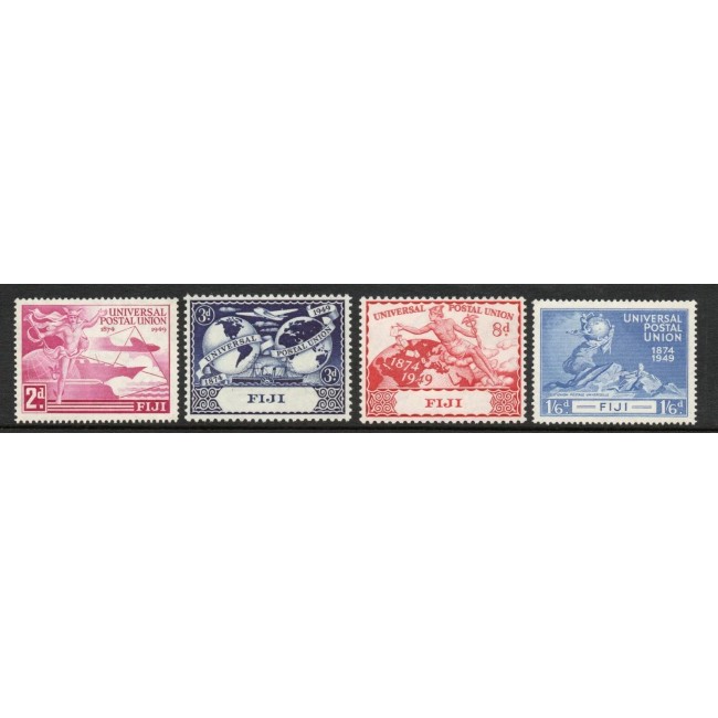 Fiji 1949 - UPU, aniversare, serie nestampilata cu sarniere Fiji 1949 - UPU, aniversare, serie nestampilata cu sarniere