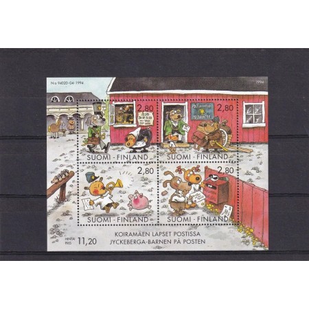 Finlanda 1994 - Comics, desene, bloc neuzat Finlanda 1994 - Comics, desene, bloc neuzat