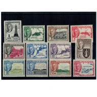 Virgin Islands 1952 - Uzuale George VI, serie neuzata